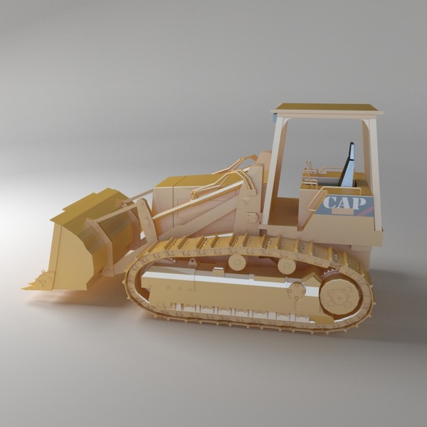 track loader industrial vehicles max - Track loader 03 by 3DRivers... by 3DRivers
